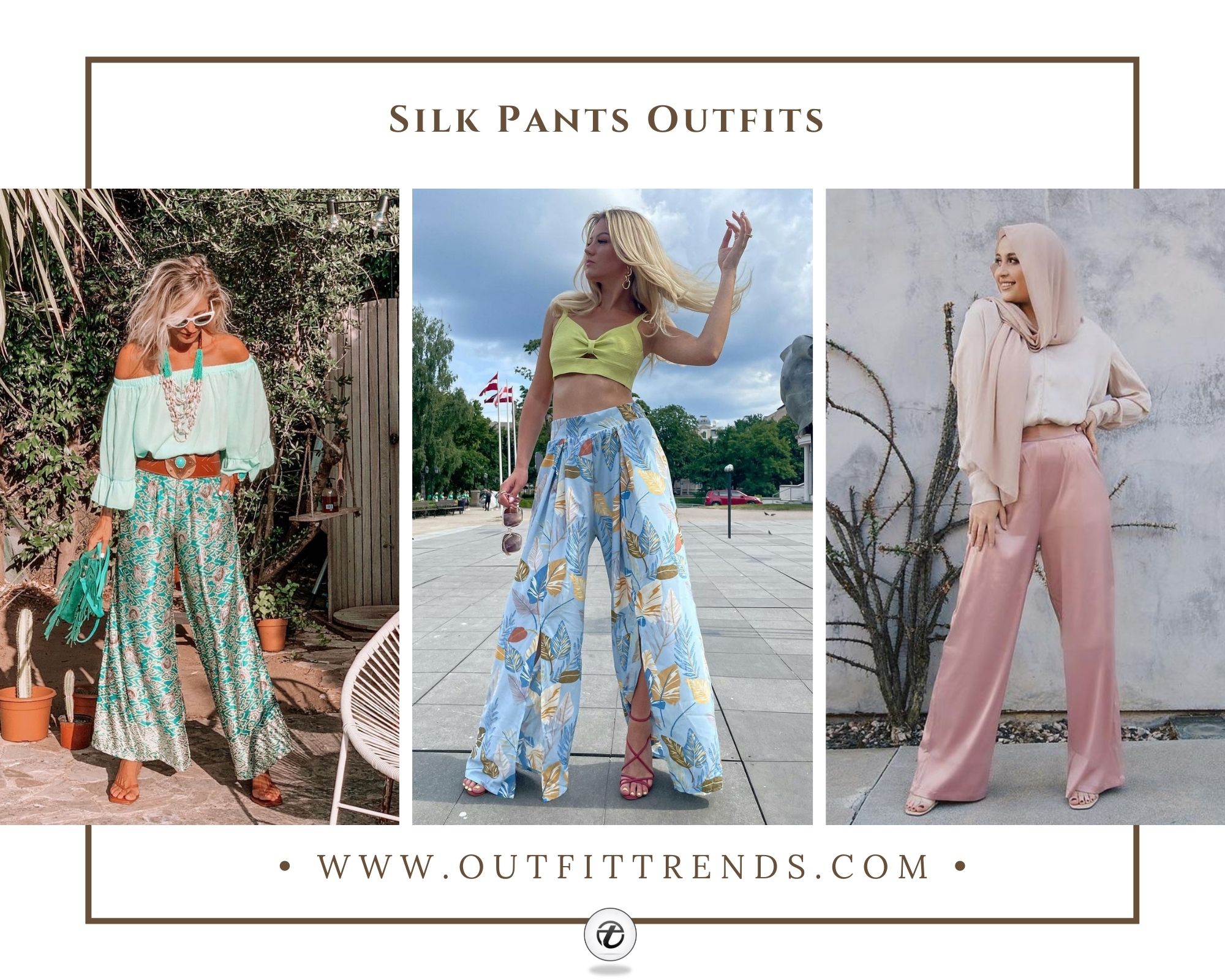 40 Satin palazzo pants ideas  fashion satin pants satin