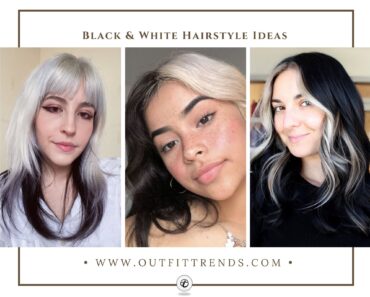 15 Black and White Hairstyle Ideas