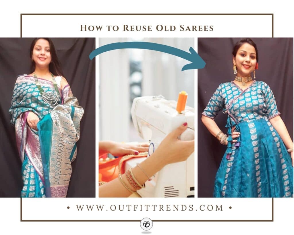 how to reuse old sarees