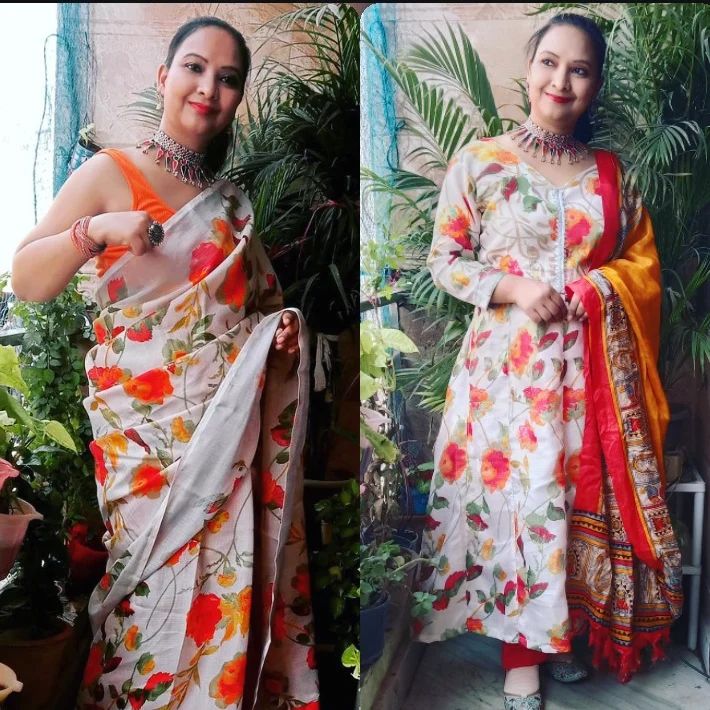 11 Ideas on How to Reuse Old Sarees to Make New Outfits