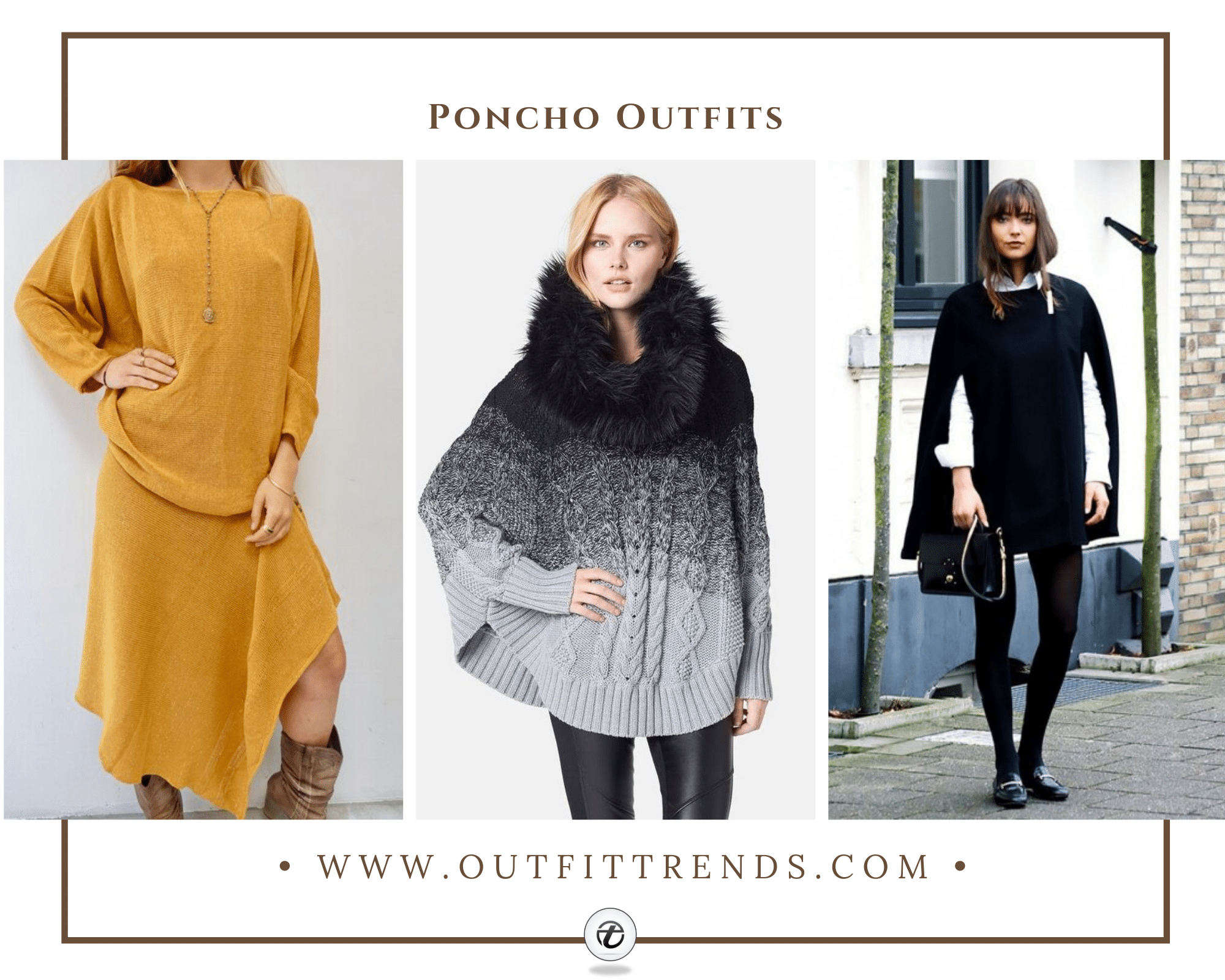 Poncho Outfit Ideas 20 Ways How To Wear 