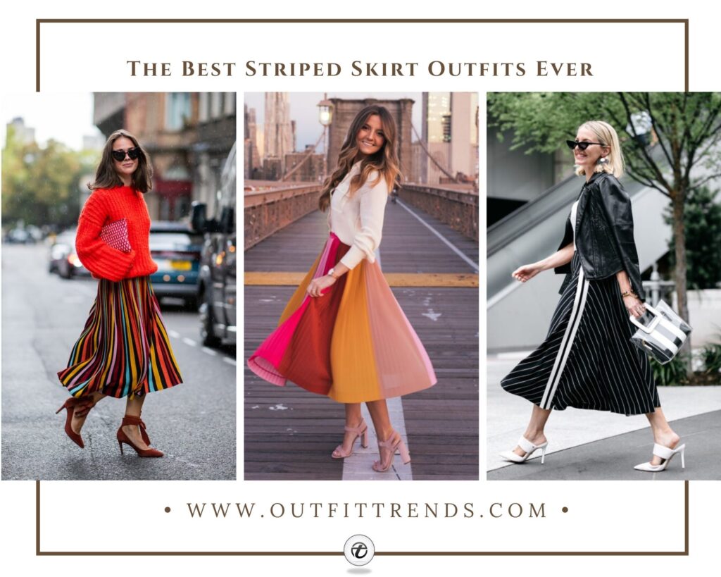 17 Best Striped Skirt Outfits and Ideas How To Style Them