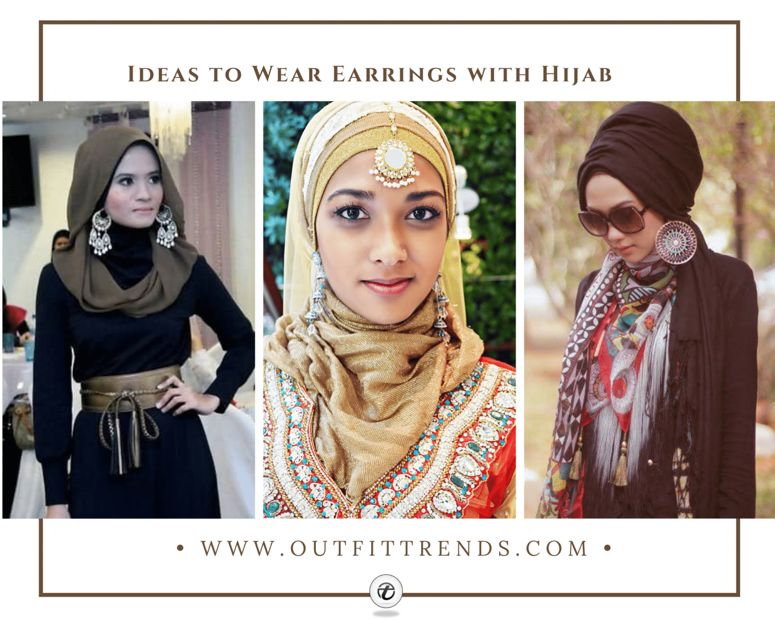 how to wear hijab with glasses