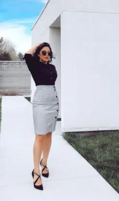 Outfits with pointed-toe heels