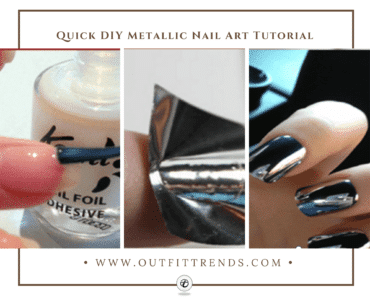 Quick DIY Metallic Nail Art Tutorial Quick DIY Metallic Nail Art Tutorial