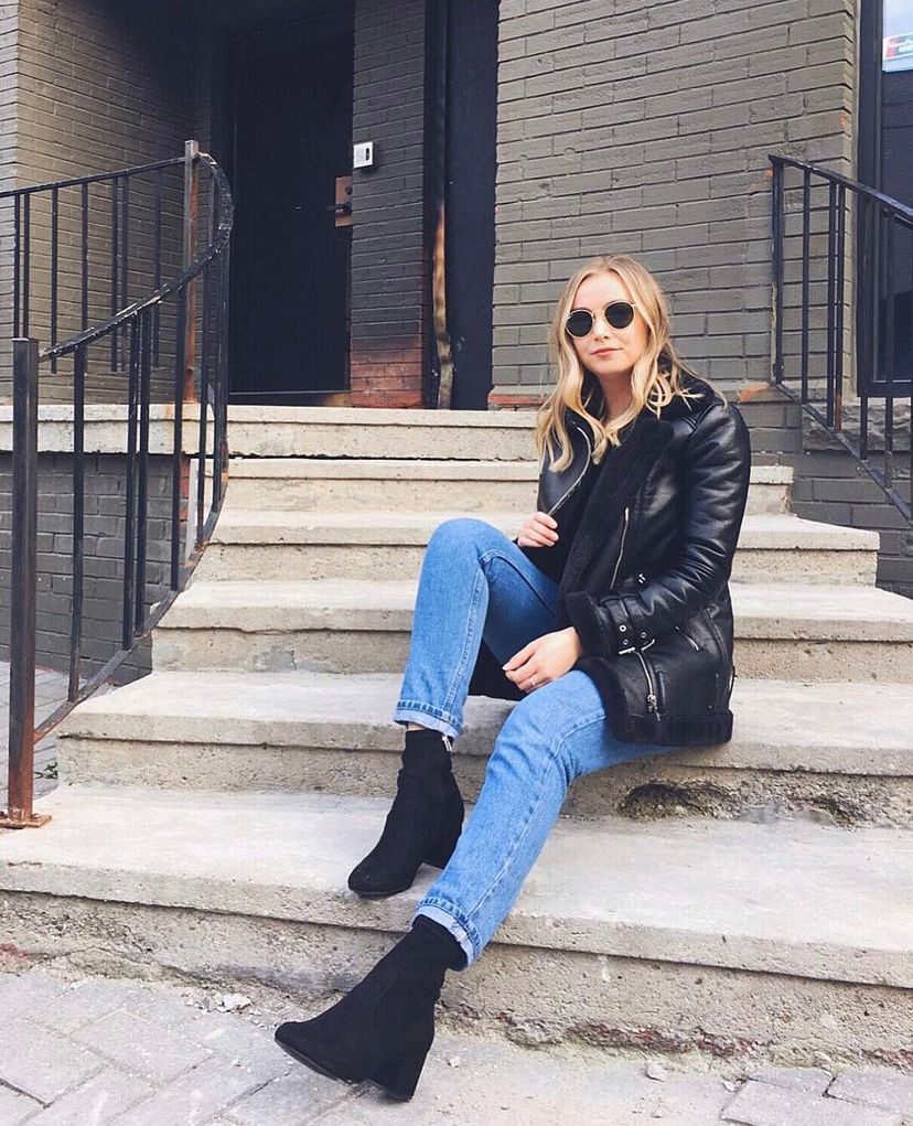 Women's Square Block-Heel Chelsea Boot