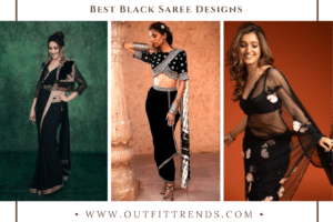 18 Best Black Saree Designs & Tips on Styling a Black Saree