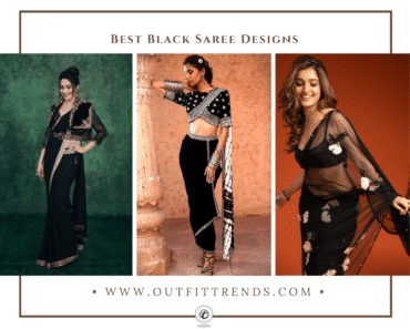 18 Best Black Saree Designs & Tips on Styling a Black Saree