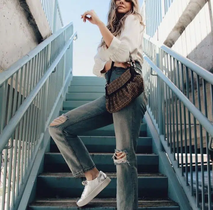 How To Wear Metallic Sneakers