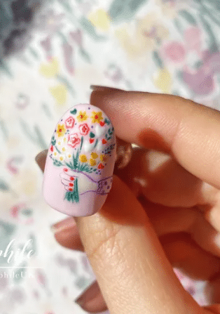 floral nail ideas