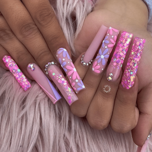 floral nail ideas