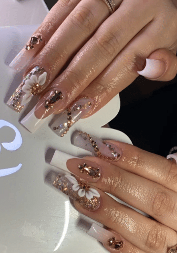 floral nail ideas