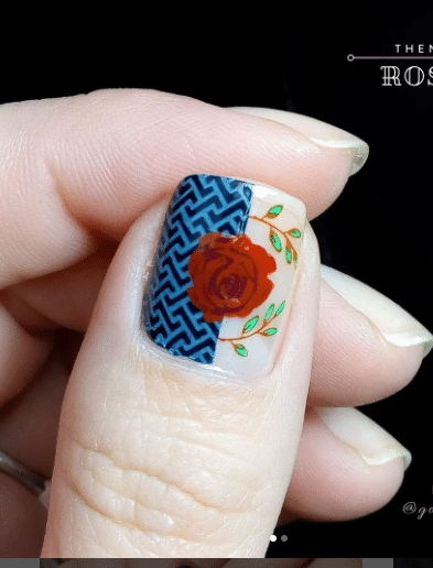 floral nail ideas