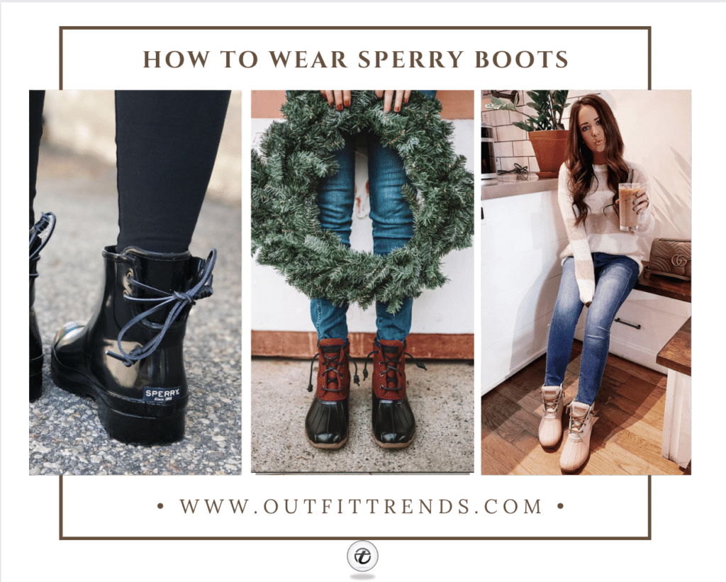 Outfits with sperry duck boots hotsell