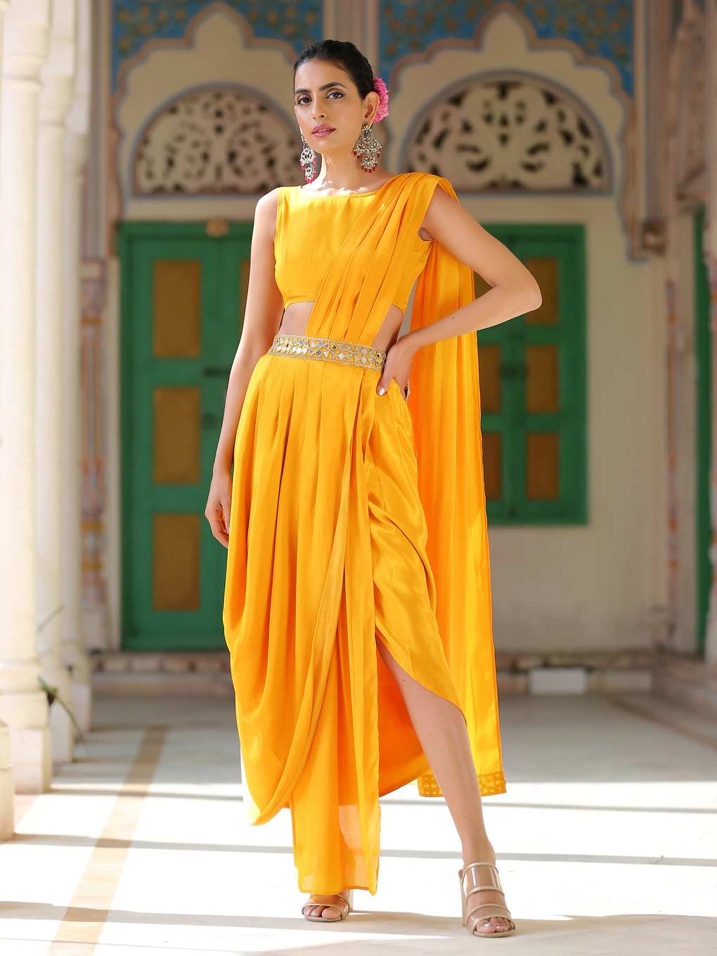 what to wear on haldi.