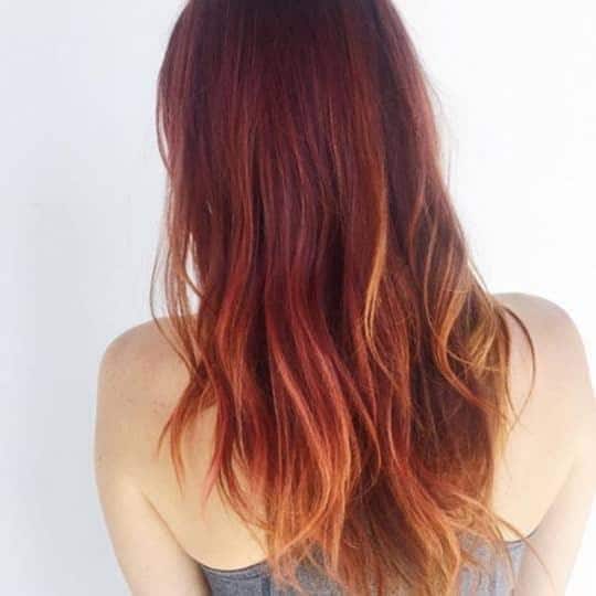 15 Red Orange Ombre Hair Ideas You Would Want to Steal