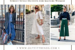 30 Street Style Outfits For Women Over 40 & 50