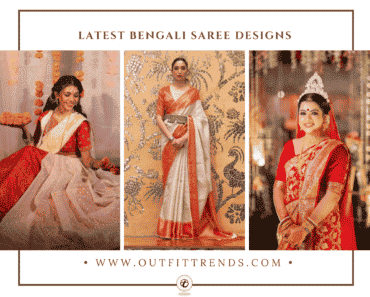 16 Latest Bengali Saree Designs & Styling Tips