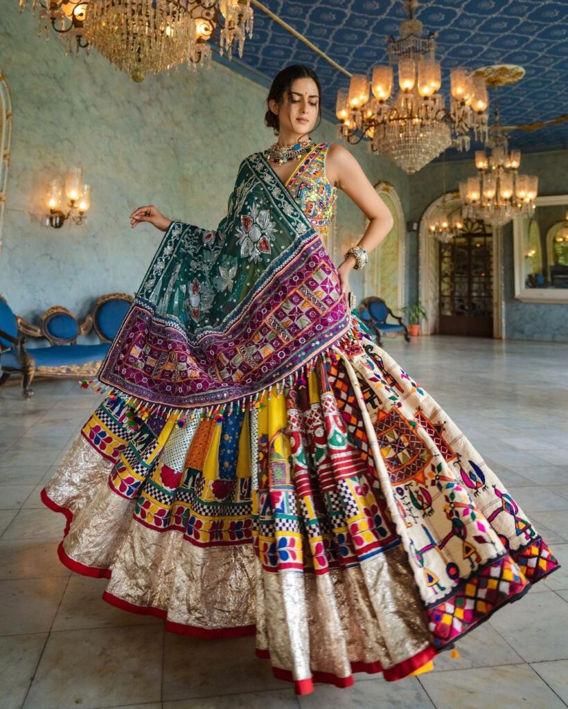 chaniya choli for dussehra