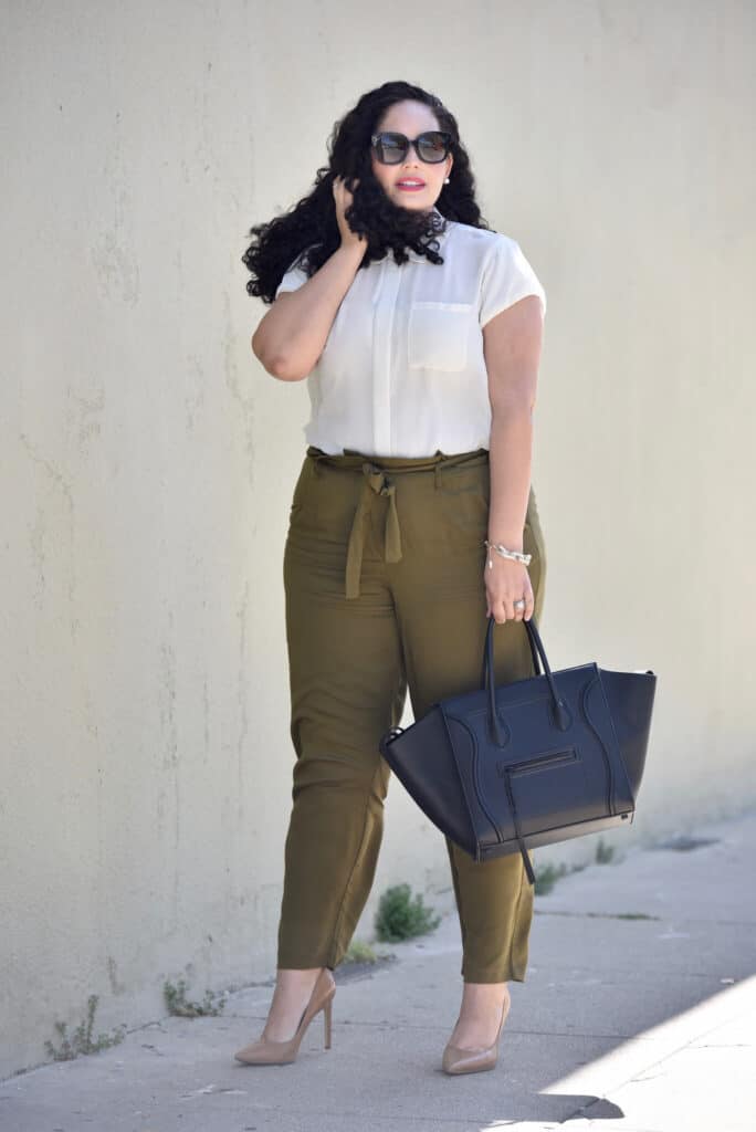 shoes to wear with high waisted pants