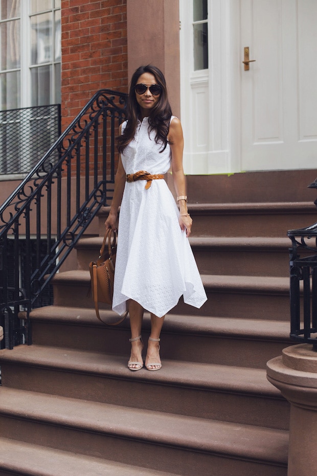 36 Chic White Eyelet Dresses And Ideas On How To Style