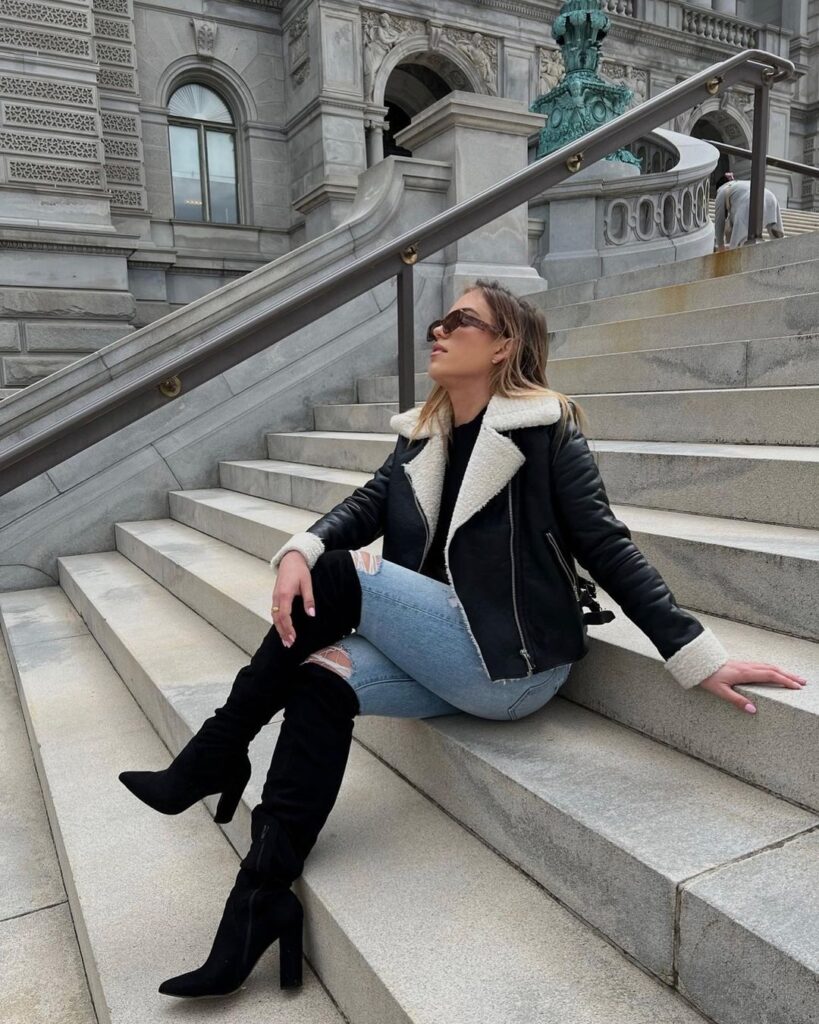 Outfits with over-the-knee boots