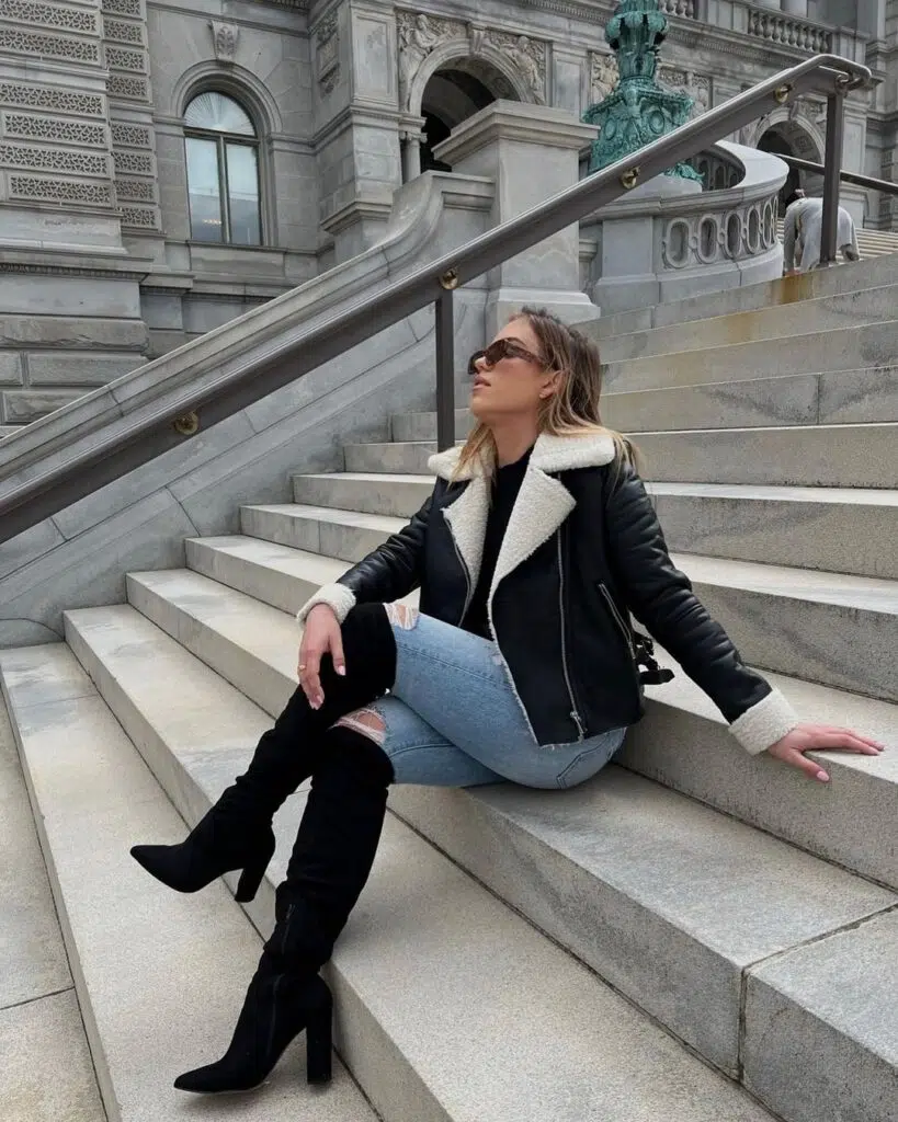 Outfits with over-the-knee boots