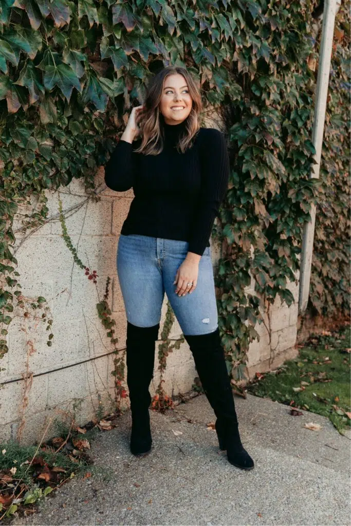 Outfits with over-the-knee boots
