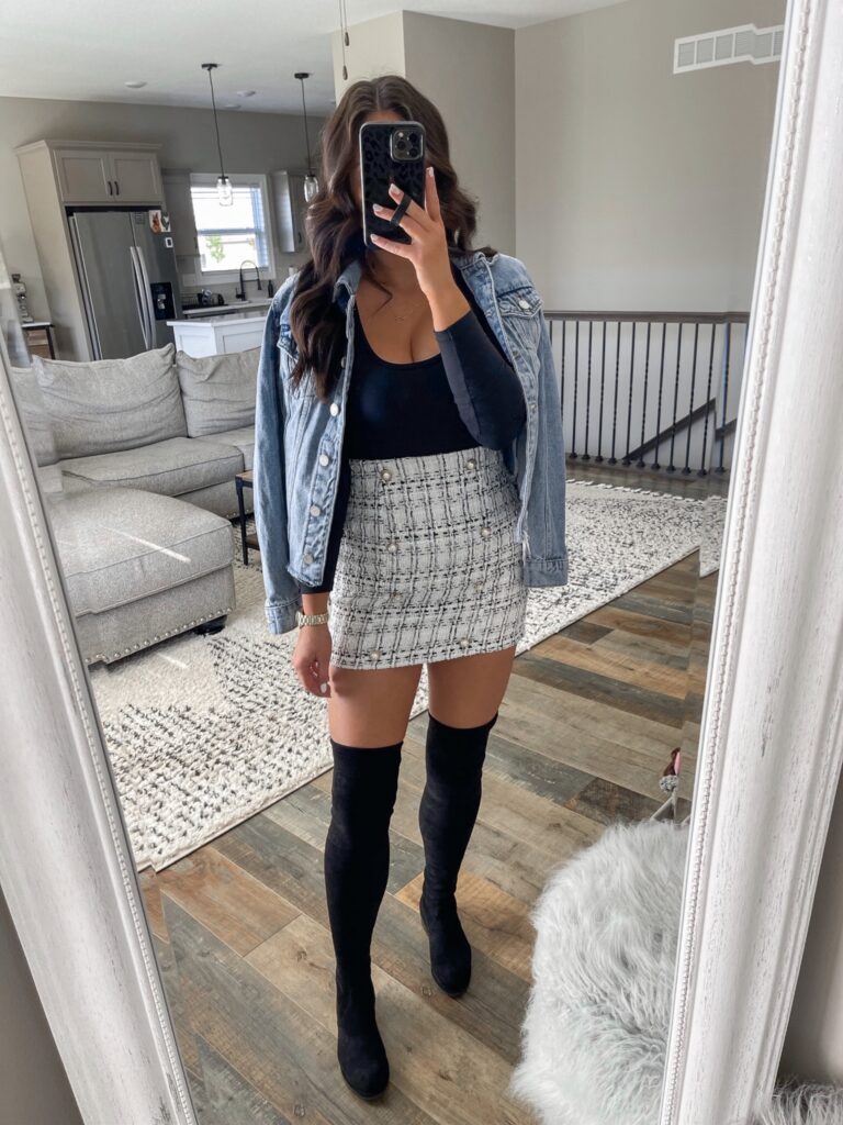 Outfits with over-the-knee boots