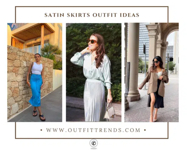 How To Wear Satin Skirts ? 26 Outfit Ideas