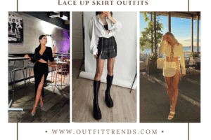 20 Best Lace Up Skirt Outfits And Tips On How To Style Them