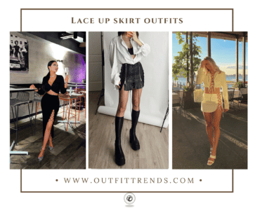 20 Best Lace Up Skirt Outfits And Tips On How To Style Them
