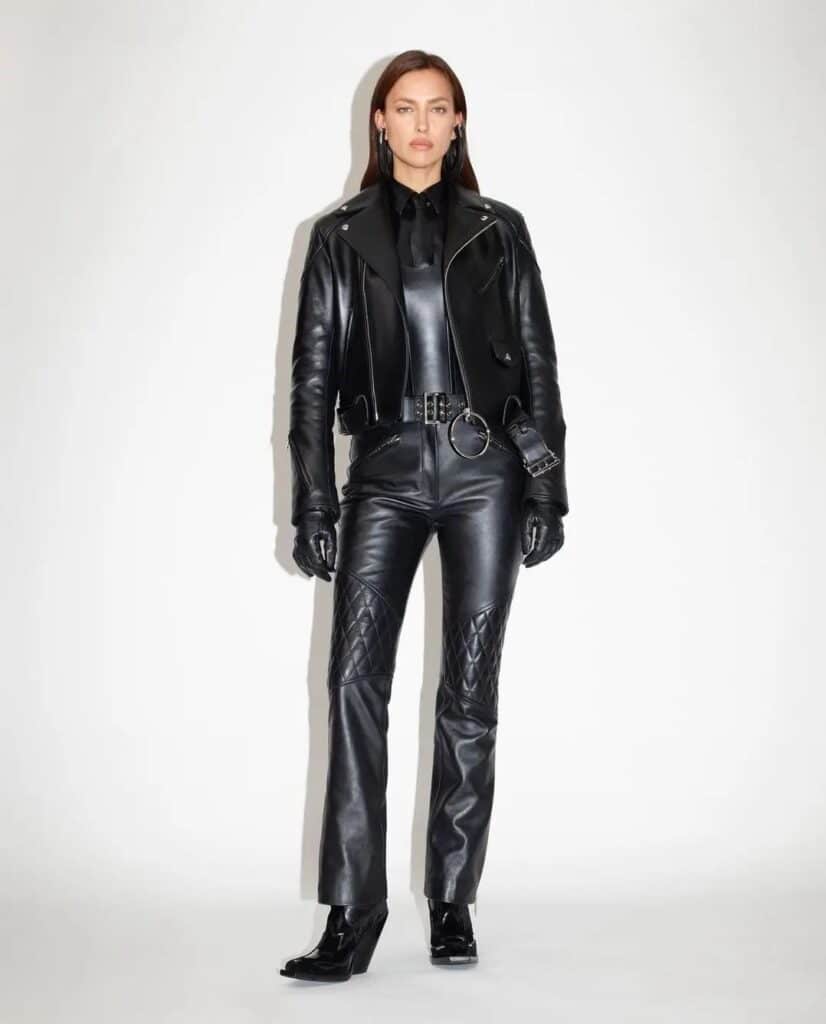 how to wear a leather jumpsuit