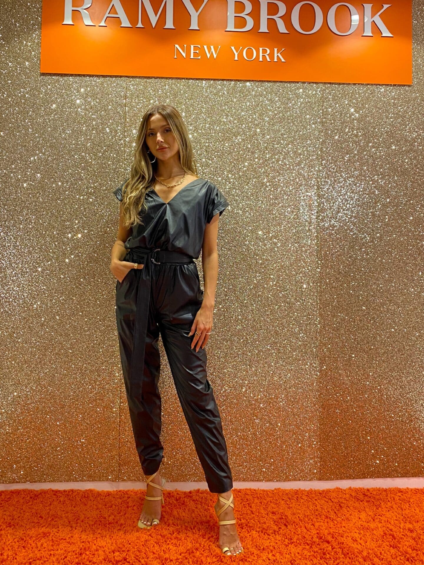 how to wear a leather jumpsuit