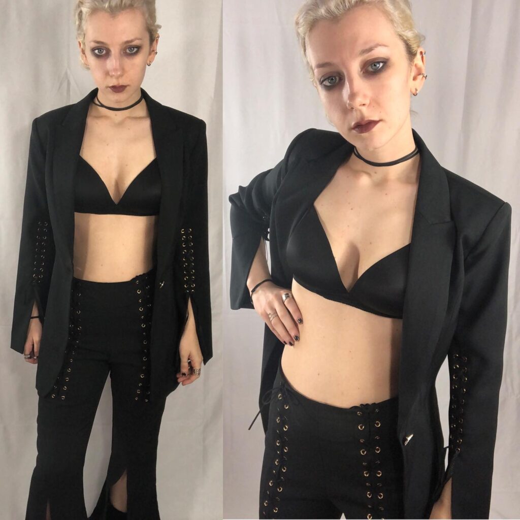 how to wear lace up pants