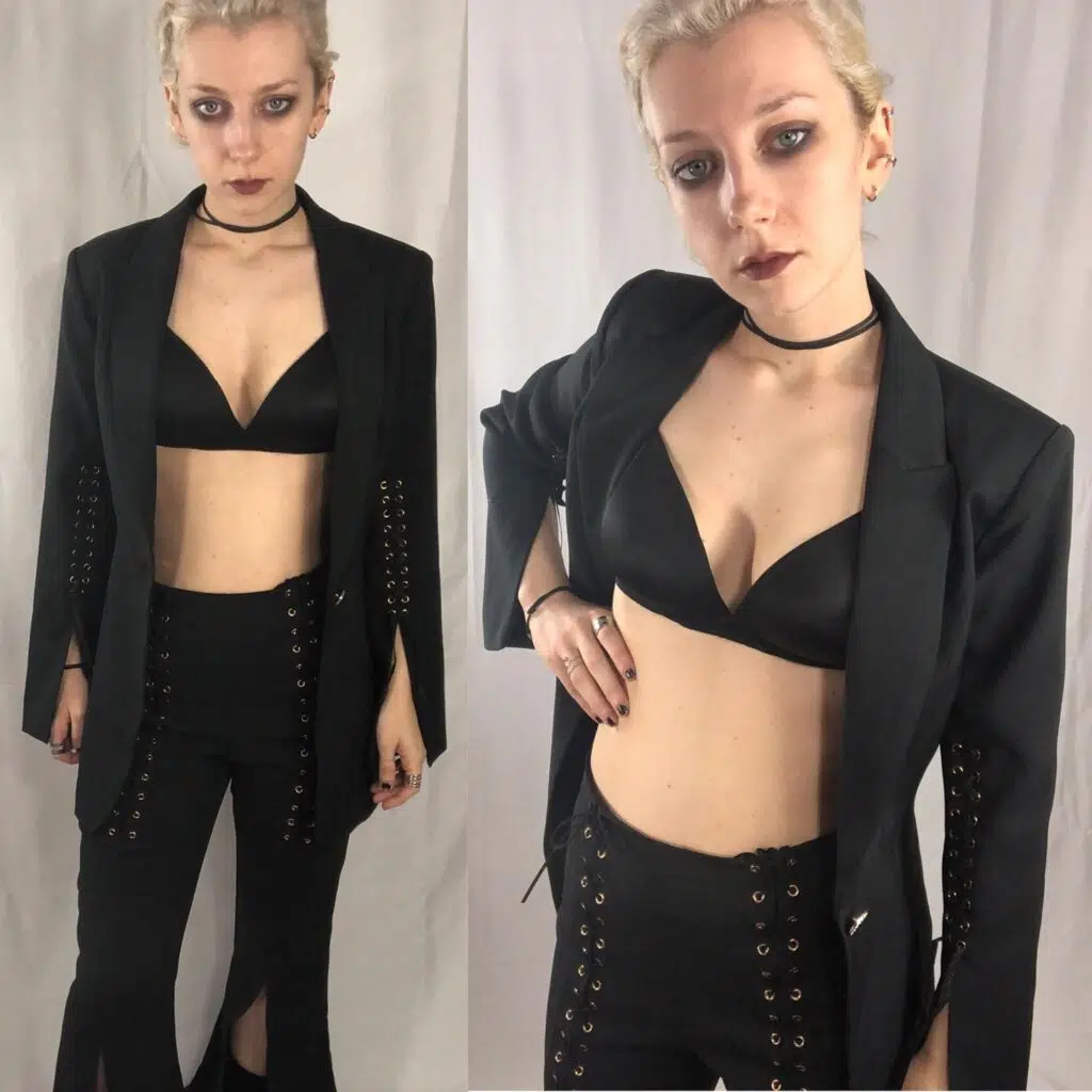 how to wear lace up pants