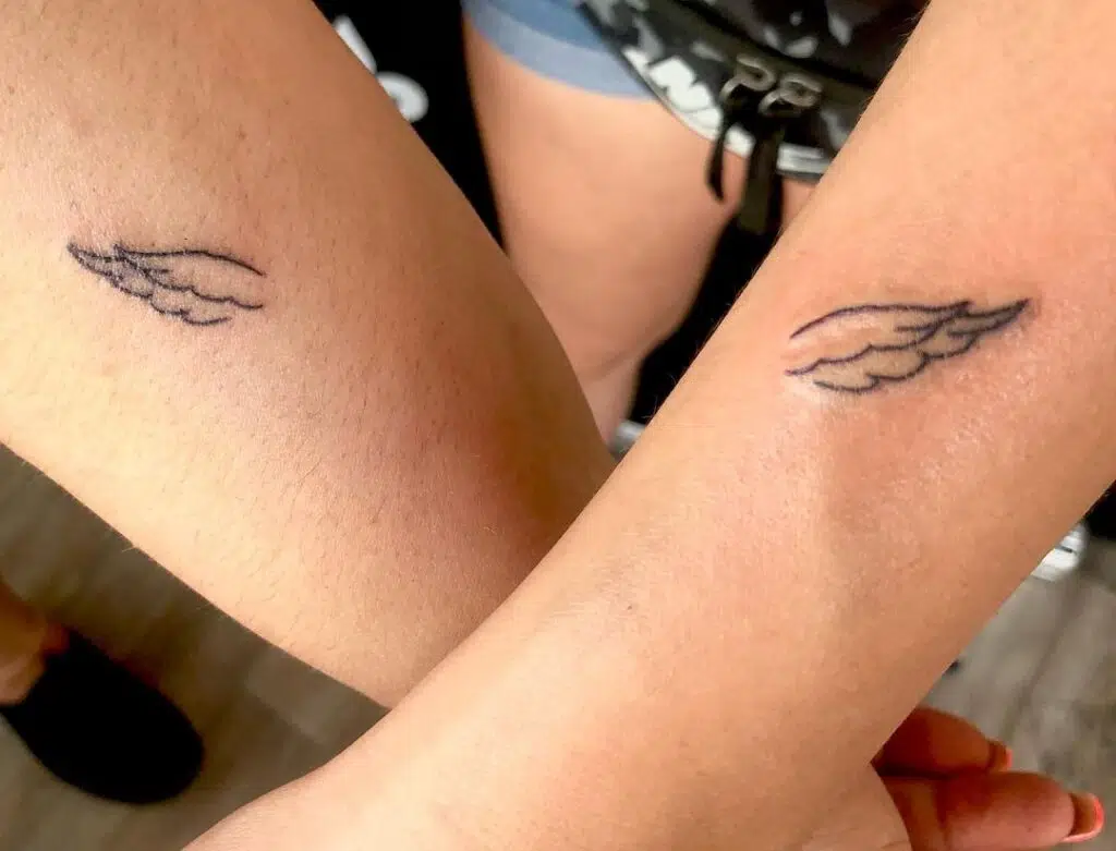 matching sister tattoos