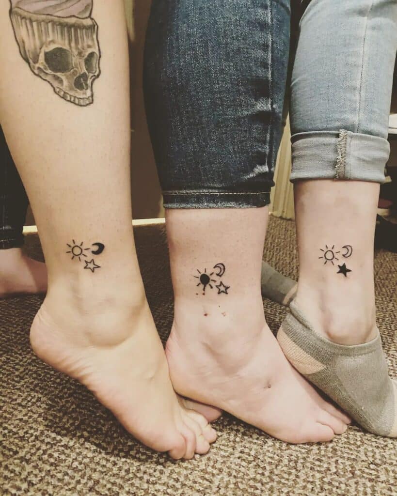 matching sister tattoos