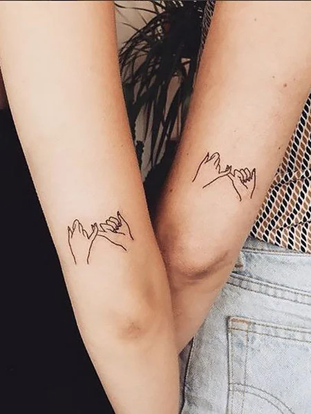 matching sister tattoos