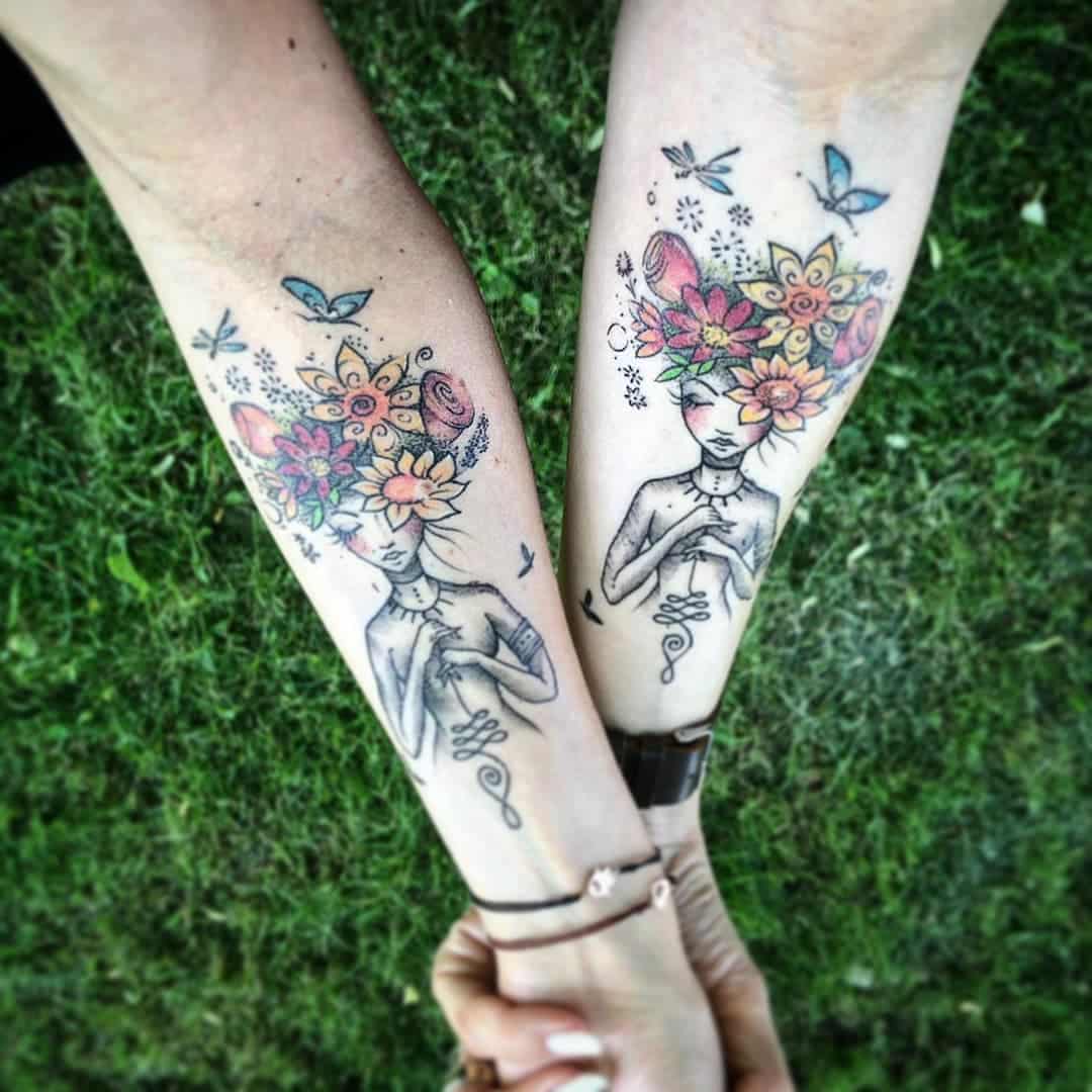 20 Popular Matching Sister Tattoos