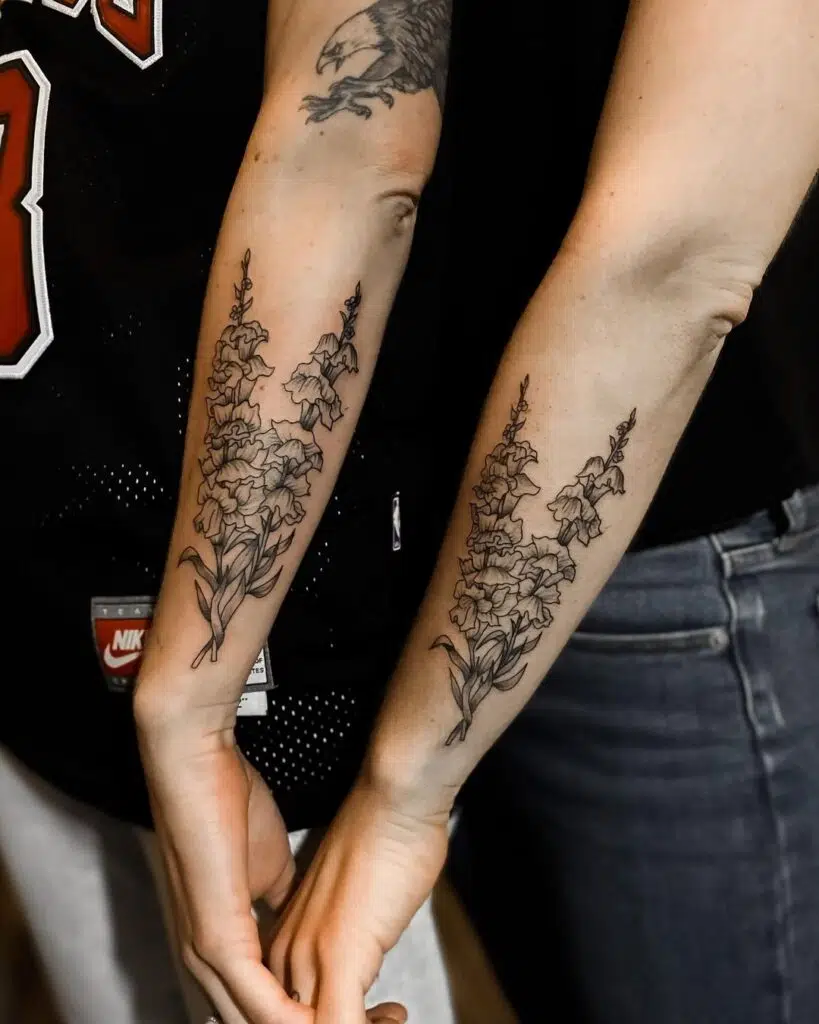 matching sister tattoos
