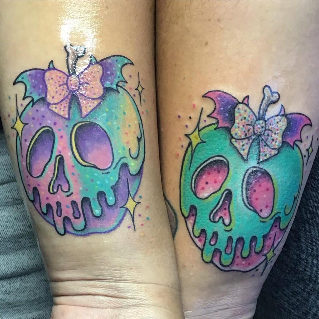 matching sister tattoos 