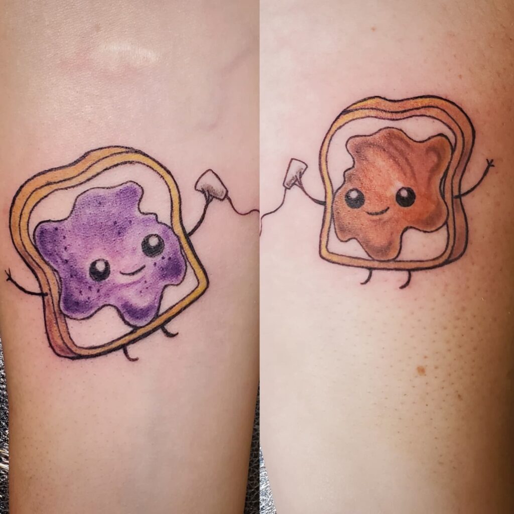 matching sister tattoos 