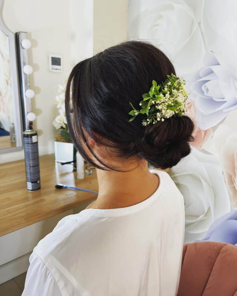 24 Best Floral Bun Hairstyles For Brides In 2023 24 Best Floral Bun Hairstyles For Brides In 2023