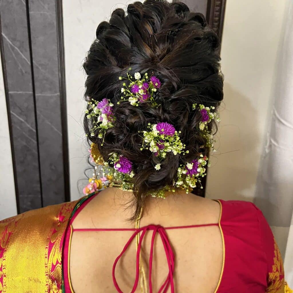 24 Best Floral Bun Hairstyles For Brides In 2023 24 Best Floral Bun Hairstyles For Brides In 2023