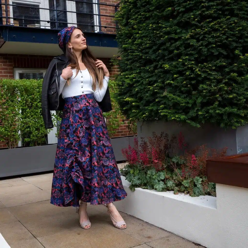 Jacquard Skirt Outfits