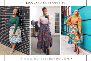 Jacquard Skirt Outfits - 20 Ways To Style Them