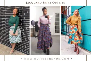 Jacquard Skirt Outfits – 20 Ways To Style Them