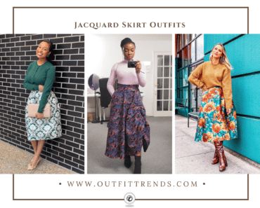 Jacquard Skirt Outfits - 20 Ways To Style Them