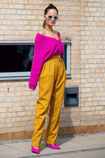 Neon Pants Outfits 